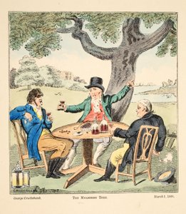 De moerbeiboom, gepubliceerd 1808 (handgekleurde gravure)